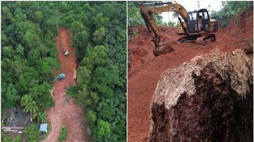 soil mining in nooranad two hills disappear in alappuzha nbu soil mining in nooranad two hills disappear in alappuzha nbu