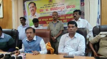 Dr G Parameshwar released 15 crores for drought management snr Dr G Parameshwar released 15 crores for drought management snr