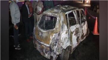 four people were killed after an oil tanker hit a divider and collided with a car and a pickup van etj four people were killed after an oil tanker hit a divider and collided with a car and a pickup van etj