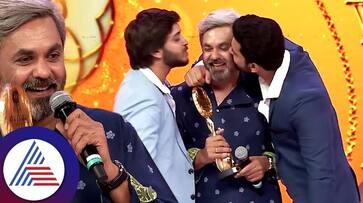 Srirastu Shubhamastu Serial Madhav and children won the best father award suc Srirastu Shubhamastu Serial Madhav and children won the best father award suc