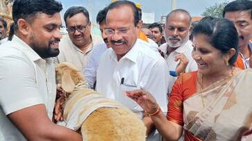 Ex CM DV Sadananda Gowda Slams On Congreess Govt At Mandya gvd Ex CM DV Sadananda Gowda Slams On Congreess Govt At Mandya gvd