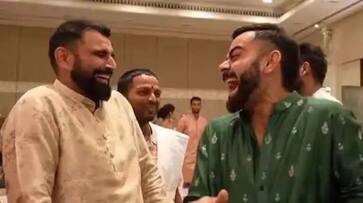 ICC World Cup 2023: Inside Team India's Diwali bash (WATCH) lns ICC World Cup 2023: Inside Team India's Diwali bash (WATCH) lns