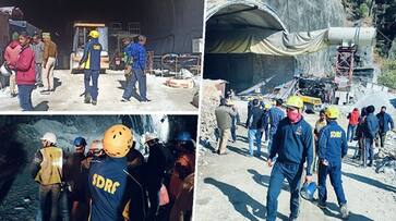 Under Construction Tunnel Collapses In Uttarakhand, 40 Workers Feared Trapped sgb Under Construction Tunnel Collapses In Uttarakhand, 40 Workers Feared Trapped sgb