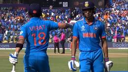 Virat Kohli has congratulated Shubman Gill who scored a half-century in the 45th league match of World Cup against Netherlands at Bengaluru rsk