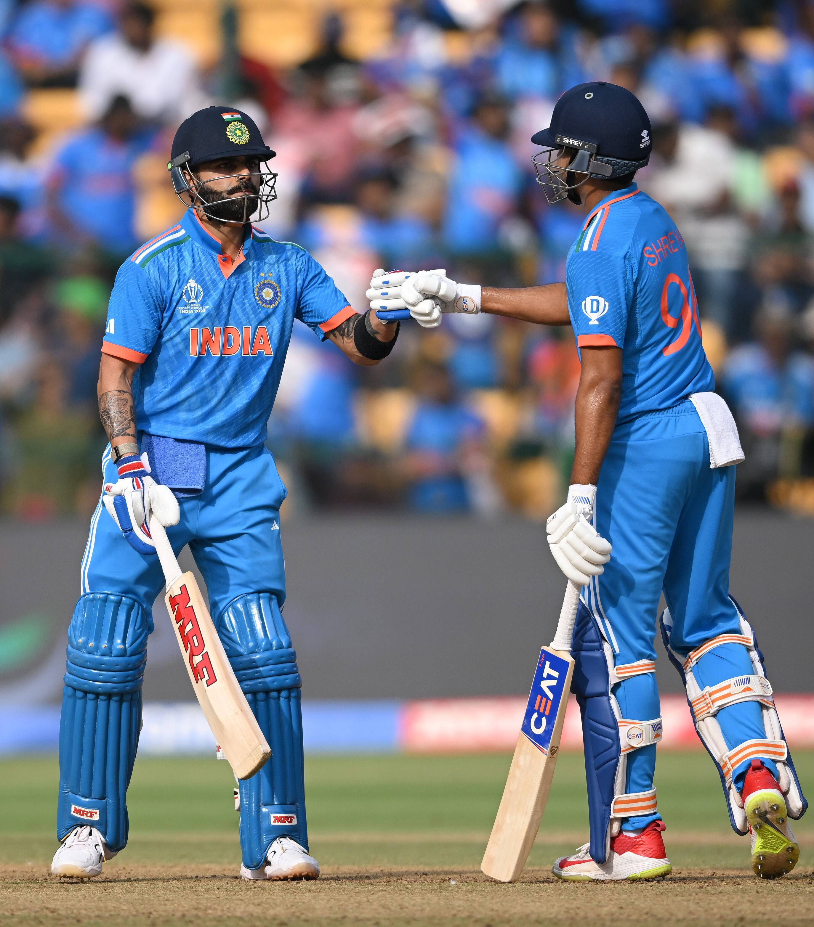 India Scored 410 Runs against Netherlands in 45th Match of World Cup Cricket 2023 at Bengaluru rsk