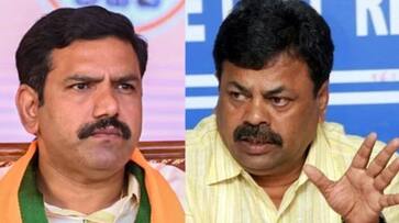 Ex Minister MP Renukacharya Talks Over BY Vijayendra At Davanagere gvd Ex Minister MP Renukacharya Talks Over BY Vijayendra At Davanagere gvd