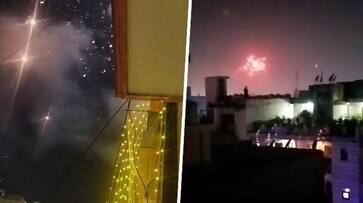 Despite SC ban, Delhi residents celebrate Diwali with firecrackers; AQI deteriorates (WATCH) snt Despite SC ban, Delhi residents celebrate Diwali with firecrackers; AQI deteriorates (WATCH) snt