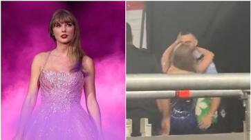 Are Taylor Swift, Travis Kelce officially dating? Kissing video sparks speculations among fans - Watch Are Taylor Swift, Travis Kelce officially dating? Kissing video sparks speculations among fans - Watch