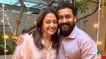 Suriya shares rare pic with Jyotika on Diwali: Thank you for showing us how to celebrate life sgb Suriya shares rare pic with Jyotika on Diwali: Thank you for showing us how to celebrate life sgb