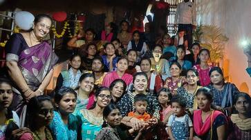 Kalaburagi DC B Fouzia Taranum celebrated Deepavali with Orphans gvd Kalaburagi DC B Fouzia Taranum celebrated Deepavali with Orphans gvd