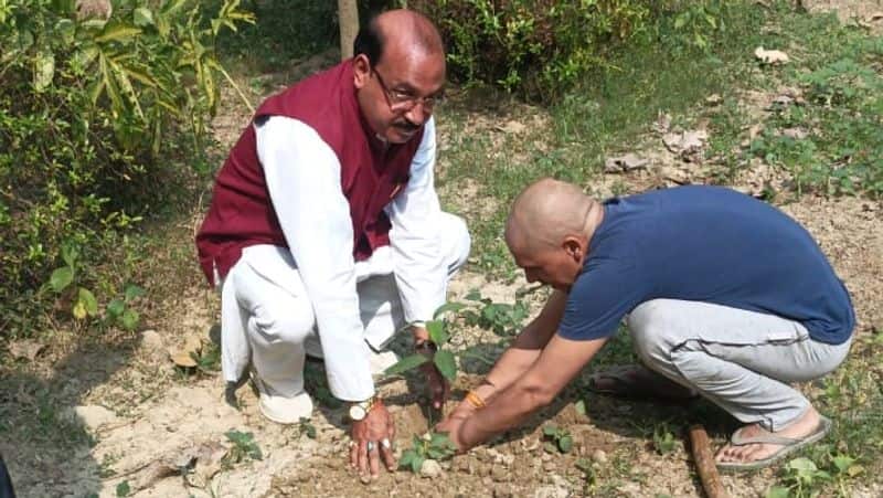 For a Greener Future  Arun Singh Tree Plantation Drives in Primary Schools of UP iwh