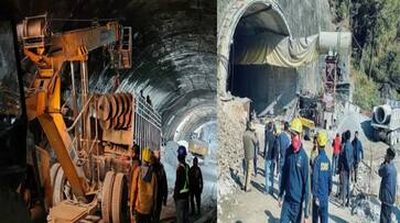 Uttarakhand tunnel collapse Labour spoke with his son through pipe after 60 hours rescue operation ckm Uttarakhand tunnel collapse Labour spoke with his son through pipe after 60 hours rescue operation ckm