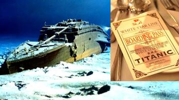 Titanic s first class dinner menu auctioned for 84.5 lakh Titanic s first class dinner menu auctioned for 84.5 lakh