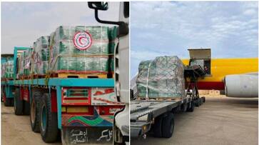 saudi sends fifth relief flight to gaza saudi sends fifth relief flight to gaza