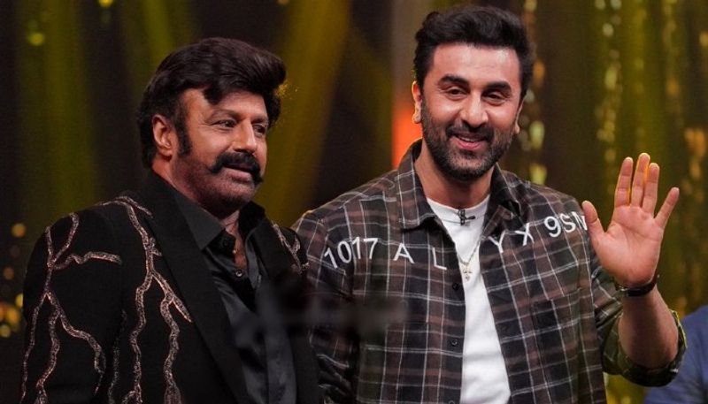 Ranbir Kapoor Meets Balakrishna in the sets of Unstoppable Season 3 NSK