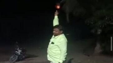 Instead of Firecrackers Shot Fired in Vijayapura grg Instead of Firecrackers Shot Fired in Vijayapura grg