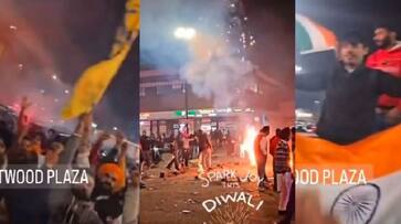 Khalistanis clash with Indians during Diwali celebrations in Canada Video goes viral akb Khalistanis clash with Indians during Diwali celebrations in Canada Video goes viral akb