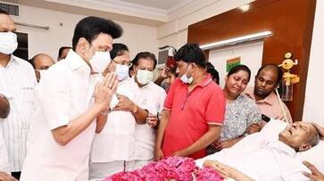 Chief Minister Stalin announcement that Sankarayya will be cremated with state honors KAK Chief Minister Stalin announcement that Sankarayya will be cremated with state honors KAK