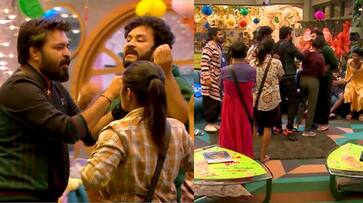 vishnu heated argument with dinesh in BiggBoss house gan vishnu heated argument with dinesh in BiggBoss house gan