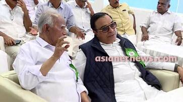 JDS CK Nanu fraction wants deva gowda quit NDA warns Kerala MLAs kgn JDS CK Nanu fraction wants deva gowda quit NDA warns Kerala MLAs kgn