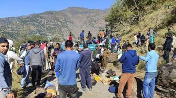 Bus crashes into a deep gorge in Doda, Jammu & Kashmir, killing thirty people-rag Bus crashes into a deep gorge in Doda, Jammu & Kashmir, killing thirty people-rag