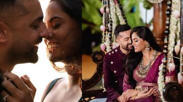 Radha Daughter Karthika introduced her fiance with beautiful pics dtr Radha Daughter Karthika introduced her fiance with beautiful pics dtr