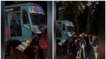 A person died after a bus collided with a car in Kannur sts A person died after a bus collided with a car in Kannur sts