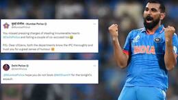 ICC Cricket World Cup 2023: Mumbai And Delhi Police Engage In Fun Banter Over Mohammed Shami's Performance RMA