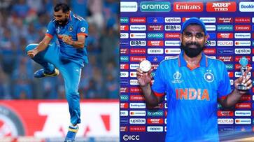 Mohammed Shami records best ODI bowling figures for India with 7/57 against New Zealand, ODI World Cup history RMA Mohammed Shami records best ODI bowling figures for India with 7/57 against New Zealand, ODI World Cup history RMA