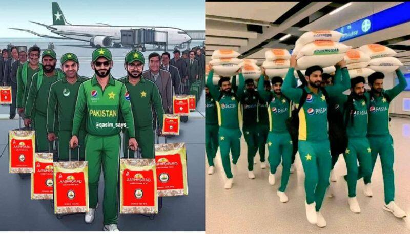 No Pakistan Cricket Team not landed in home with 5Kg Wheat and 5 Kg Rice packets after ODI World Cup 2023 exit Fact Check 2023 11 16 jje 