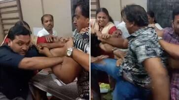 Kerala: Clashes during Kozhikode school staff meeting over corporal punishment incident (WATCH) rkn Kerala: Clashes during Kozhikode school staff meeting over corporal punishment incident (WATCH) rkn