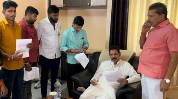 Nalin Kumar Kateel outraged Deportation notice to Bajrang Dal activists at mangaluru gvd Nalin Kumar Kateel outraged Deportation notice to Bajrang Dal activists at mangaluru gvd