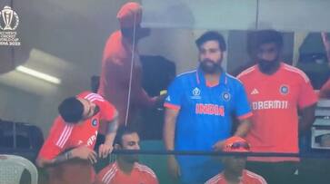 Virat Kohli lookig For Anushka Sharma from Dressing room balcony goes viral Virat Kohli lookig For Anushka Sharma from Dressing room balcony goes viral