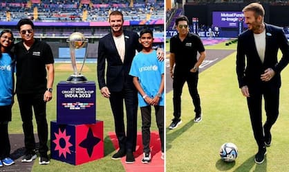 David Beckham thanks UNICEF, Sachin Tendulkar for amazing ODI World Cup 2023 experience osf