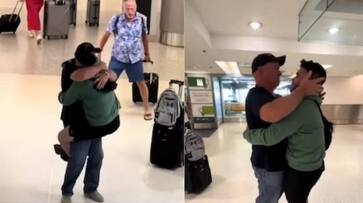 jumping for joy video of son and father meeting after several years rlp jumping for joy video of son and father meeting after several years rlp
