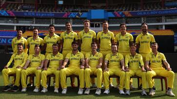 cricket Australian team gets traditional welcome in Ahmedabad ahead of WC final against India (WATCH) osf cricket Australian team gets traditional welcome in Ahmedabad ahead of WC final against India (WATCH) osf