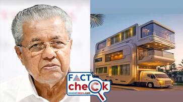 Fact-Check: Viral photo of luxury bus for CM Pinarayi Vijayan's yatra during Nava Kerala Sadas is FAKE; Read rkn Fact-Check: Viral photo of luxury bus for CM Pinarayi Vijayan's yatra during Nava Kerala Sadas is FAKE; Read rkn