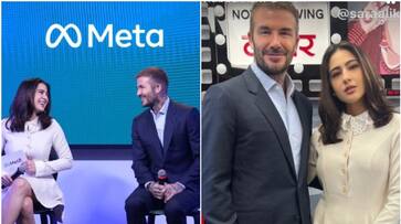 David Beckham converses with Sara Ali Khan; calls her "brilliant" post-meet SHG David Beckham converses with Sara Ali Khan; calls her "brilliant" post-meet SHG