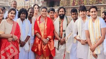 Jabardasth Artists meet Actress Roja selvamani NSK Jabardasth Artists meet Actress Roja selvamani NSK