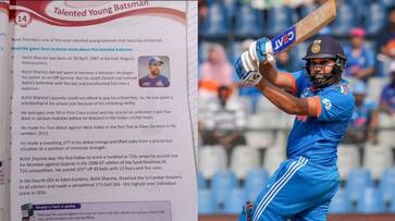 After his heroics during the 2023 ODI World Cup, Rohit Sharma is now included in the school curriculum -VIRAL PIC-rag After his heroics during the 2023 ODI World Cup, Rohit Sharma is now included in the school curriculum -VIRAL PIC-rag