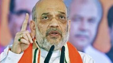 Union Home Minister Amit Shah at the Sakala Janula Vijaya Sankalpa Sabha meeting in Nalgonda KRJ Union Home Minister Amit Shah at the Sakala Janula Vijaya Sankalpa Sabha meeting in Nalgonda KRJ