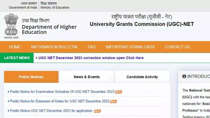 UGC NET December 2023 subject-wise exam schedule released: check here-rag