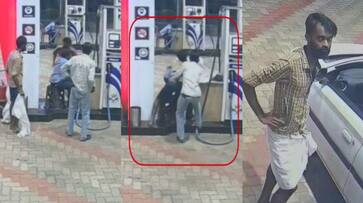 Police investigation in cinema style robbery at Omassery petrol pump Police investigation in cinema style robbery at Omassery petrol pump