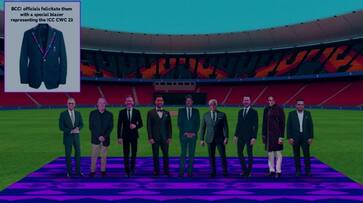BCCi officials will give Special Blazer to be presented to all the World Cup winning captains on November 19th Tomorrow at Ahmedabad Stadium rsk BCCi officials will give Special Blazer to be presented to all the World Cup winning captains on November 19th Tomorrow at Ahmedabad Stadium rsk