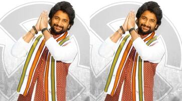 Hero Nani campaigning for his Upcoming film Hi Nanna NSK Hero Nani campaigning for his Upcoming film Hi Nanna NSK