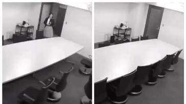 Viral video of intelligent chair that moves itself to the correct position when you clap your hands bkg Viral video of intelligent chair that moves itself to the correct position when you clap your hands bkg