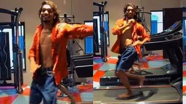 Man grooves to Hai Rama on treadmill, viral video takes internet by storm San Man grooves to Hai Rama on treadmill, viral video takes internet by storm San