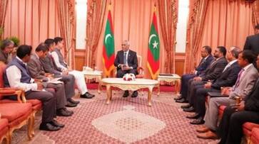 Maldives President asks India to withdraw military personnel from island snt Maldives President asks India to withdraw military personnel from island snt