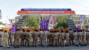 More than 6000 security personnel have been deployed for security as the IND vs AUS World Cup Final Match take place at the Narendra Modi Stadium rsk More than 6000 security personnel have been deployed for security as the IND vs AUS World Cup Final Match take place at the Narendra Modi Stadium rsk