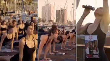 Israel Palestine war: Israeli women lead massive coastal yoga event in solidarity with Gaza captives AJR Israel Palestine war: Israeli women lead massive coastal yoga event in solidarity with Gaza captives AJR